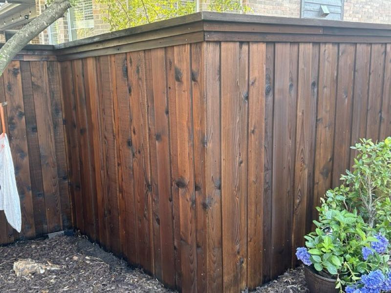 Cedar Privacy Fence in Garland